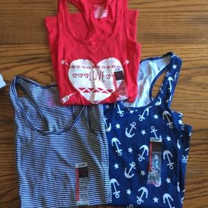 Lot of 3 NWT Tank tops